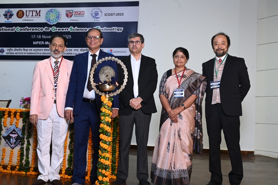 हरित विज्ञान एवं प्रौद्योगिकी पर अंतरराष्ट्रीय सम्मेलन (आईसीजीएसटी 2025) का नाईपर मोहाली में शुभारंभ